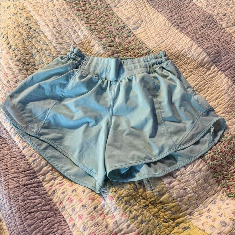 Lululemon Athletica Light Blue Athletic Shorts